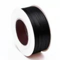 Ruban satin double face noir 0,3cm de largeur pour emballage cadeau et loisirs creatifs - 0.3cm*50 Yards / Grand Noir