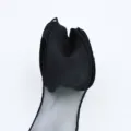 Cinta de organza negra para arreglos florales, decoración de tartas, ancho de 4cm. - 4.0CM*10 Yardas / Negro