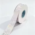 Cinta estampada de lámina plateada holográfica 2.5cm tema océano tela decorativa - Mundo Submarino Láser / 2,5 cm * 25 Yardas / Rosa Claro