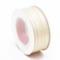 Ruban en polyester double face de 0,3 cm pour emballage de cadeaux et décoration de fleurs. - 0.3cm*50 Yards / Blanc Cassé