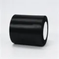 Rotolo di nastro di raso nero 10 cm tinta unita monofacciale in seta per pacco regalo fiocco - Grande Nero