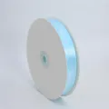 Light blue ribbon 2cm width 100 yards with printed text for gift packaging and bouquets. - 2.0cm*100 Yards / Light Blue