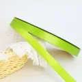 Nastro in raso verde chiaro, nastro in poliestere monofacciale da 1,2 cm per confezioni regalo. - 1.2cm*100 Yards / Verde mela
