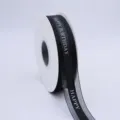 Black birthday gift packaging ribbon, decorative satin fabric ribbon for baking party wrap. - Large Black