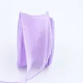 Light purple organza ribbon 4cm wide, wavy edge fishtail yarn for floral and cake packaging. - 4.0cm*10 Yards / Purple