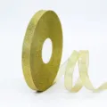 Ruban métallisé doré pour emballage cadeau, pâtisserie et décoration de nœuds festifs. - 1.5cm Or*91m / Or