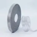 Rouleau de ruban pailleté argenté, ruban d'emballage cadeau métallique pour artisanat déco. - 1.5cm Argent*91m / Argent