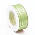 Ruban en polyester vert clair de 0,3 cm pour emballage cadeau et décoration DIY - 0.3cm*50 Yards / Vert Herbe