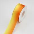 4cm gradient rainbow ribbon polyester satin ribbon for DIY handmade crafts and gift wrapping. - 4cm x 25 Yards / Gradient Yellow