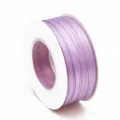 Ruban satin double face violet clair 0.3cm pour emballage cadeau, fleurs et loisirs creatifs DIY. - 0.3cm*50 Yards / Violet Taro
