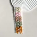 Grosgrain Ribbon Swallowtail Bow Duckbill Hair Clip Set Candy Color Hair Accessories - 6cm Grosgrain Fishtail 10 Pcs/Card [06]