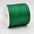 0.3cm solid color polyester ribbon spool, green satin ribbon for crafting and gift wrapping. - 0.3cm / Pure Green