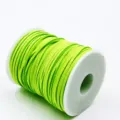 Light Green Faux Suede Leather Cord Roll for DIY Jewelry Making Bracelets Necklaces Spool - 3mm*50 Yards / Fruit Green