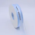 Light blue birthday gift wrapping ribbon roll with Happy Birthday print for packaging gift - Sky Blue