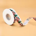 Christmas grosgrain ribbon heat transfer cartoon gift packaging tree decorative ribbon - Santa & Christmas Tree / White