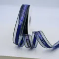 Bleu Marine Bordure Or Ruban Transparent Variante Best Wishes Paquet Cadeau Deco - Bleu Marine