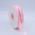 Pink birthday ribbon gift wrapping silk satin decorative tape for party packaging 1 roll - Light Pink