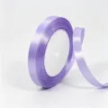 Nastro di raso viola chiaro 1 cm di larghezza per confezioni regalo e decorazioni nozze. - 1cm Largo 25 Iarde (Confezione da 10 Rotoli) / Viola chiaro