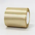 10cm Gold Satin Ribbon Solid Color Silk Roll for Gift Box Wrapping Wedding Decor Bow - Metallic Gold