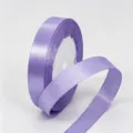 Rollo de cinta de raso morada 2cm de ancho para envolver regalos boda y decoracion - 2.5cmx25 Yards (5 Rollos) / Violeta Claro