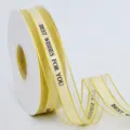 Ruban organza bordure dorée champagne emballage cadeau ruban décoratif pour loisirs créatifs - Champagne