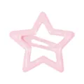 Pink star hair clip cute sweet girl style candy color metal BB clip hair accessory - Star Clip / Pink
