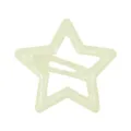 Cute star hair clip candy color Y2K style bangs clip sweet girl cute hair accessory - Star Clip / Peach