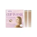 TORVIKX Clip in Haarverlängerung Blond 2 Stück Natürliches Volumen Leichte Glatte Hauptbild - Leinen-Gold