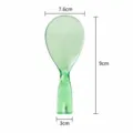 Green standing rice paddle non-stick spoon for home kitchen rice cooker cute design item - Little Monster Rice Spoon / Transparent Green