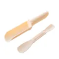 Beige plastic meatball maker and spoon set kitchen cooking tool food mold variant option - Plastic Style