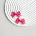Ροζ κορδέλα grosgrain φιόγκος μαλλιών κλιπ χαριτωμένο καραμελένιο αξεσουάρ παραλλαγής - Κόκκινο δαμάσκηνο