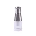 Stainless steel garlic press slap chopper manual kitchen tool for chopping vegetables easily. - Upgraded Stainless Steel Garlic Chopper