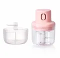Electric mini garlic chopper and food processor set with double cups 100ml and 250ml. - 100ml Garlic Chopper and 250ml Baby Food Processor