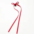 Red ribbon hair claw clip long streamer bow balletcore sweet cute princess hair accessory - Red