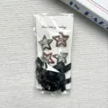 Set de pinzas de pelo de estrella y cinta negra, accesorios bonitos para fiesta diaria. - Juego Negro