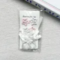 Set di 6 mollette per capelli a stella con fiocchi bianchi, accessori di fata carini. - Set bianco puro