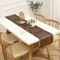Brown plaid table runner for dining table modern minimalist home decor waterproof mat - 30*135CM / Diagonal Brown