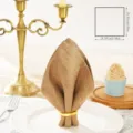 Solid color cotton linen dinner napkin, square cloth napkin for wedding party table. - 48x48cm / Camel