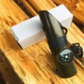 Sifflet de survie multifonction pour plein air avec boussole urgence camping randonnee equipement - Vert Militaire