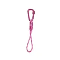 Portachiavi in paracord rosa con moschettone bloccabile, resistente attrezzatura EDC. - Rosso rosa