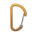 Gouden D-vormige karabijnhaak, aluminiumlegering buiten sleutelhanger variant. - Nr. 4 D-Haak / Nr. 4 D-ring goud