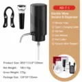Ensemble aerateur et distributeur de vin electrique avec bouchon vide et coupe-capsule. - A3 Carafe ABS + Bouchon sous Vide + Coupe-Capsule
