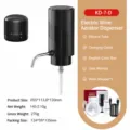 Ensemble aérateur et distributeur de vin électrique, décanteur rechargeable USB automatique. - A2 Unité Simple ABS/Distributeur + Tuyau en Silicone + Bouchon de Vin