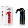 Ηλεκτρικός αεριστής κρασιού αυτόματος decanter αντλία διανομέας με καλώδιο USB φόρτισης - F1 EA01S Μαύρο ABS Μαγνητικός Αεριστής