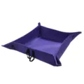 Vassoio Portaoggetti Pieghevole Viola Organiser Portatile per Campeggio all'Aperto - Viola