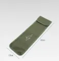 Durable canvas storage bag for outdoor camping tent stakes, 42x13cm XL size gear pouch. - Tent Peg Storage Bag L (30-40cm Pegs)