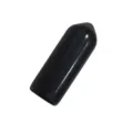 Black rubber protective cap tent stake cover 8mm tip cover outdoor accessory main view - Black Tent Peg Caps