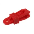 Red plastic tent clamp awning clip heavy duty tarp clamp for outdoor camping canopy setup - Red