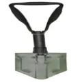 Pelle militaire pliante multifonctionnelle, outil de camping en extérieur portable. - 104-Grande pelle vert armée