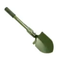 Pelle pliante multifonctionnelle vert militaire, outil de camping et pêche en plein air. - Vert armée (sac à fermeture éclair)